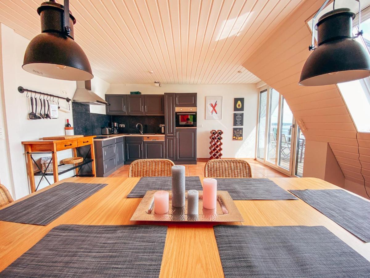 Rheinloft 3 - Grosse Giebelwohnung Mit Dachterrassen An Der Rheinpromenade เอมเมอริช ภายนอก รูปภาพ
